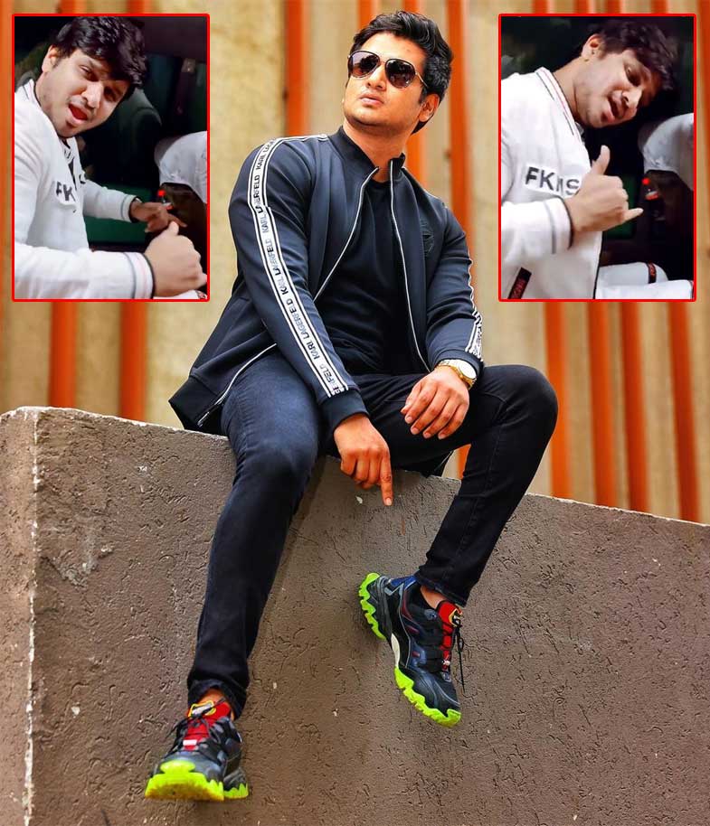 Nikhil Enjoying Boss Party Song