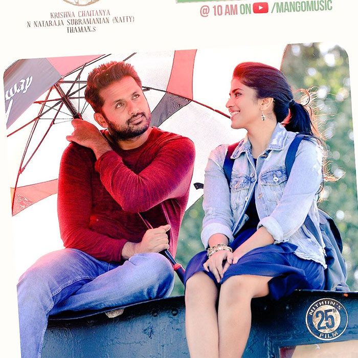 Nithiin's Chal Mohan Ranga Ga Ga Megha Song Report