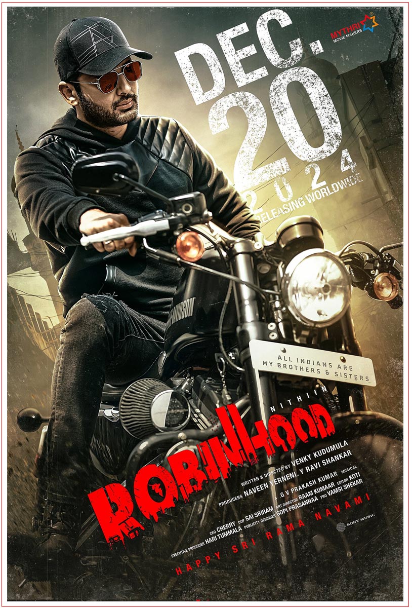 Nithiin Robinhood releasing On December 20th 