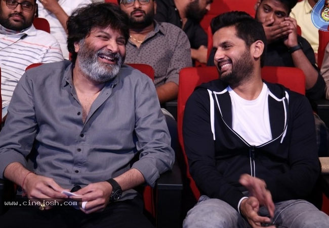 Nithiin Trivikram At Rang De Pre Release