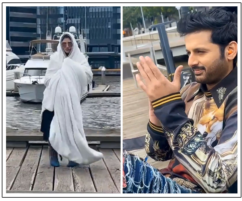 Nithin Robinhood Shoot Gets a Dose of Srileela's Spontaneity!
