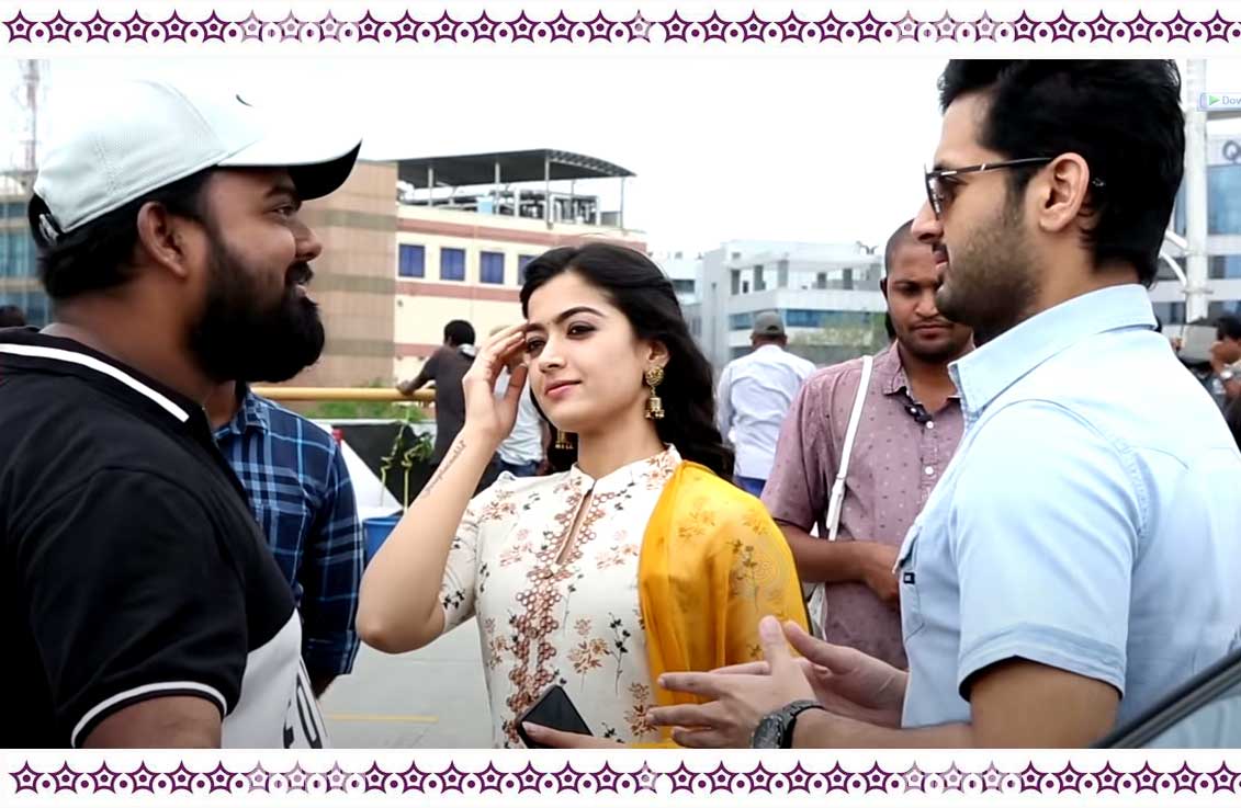 Nitin and Rashmika reunited with their lucky director