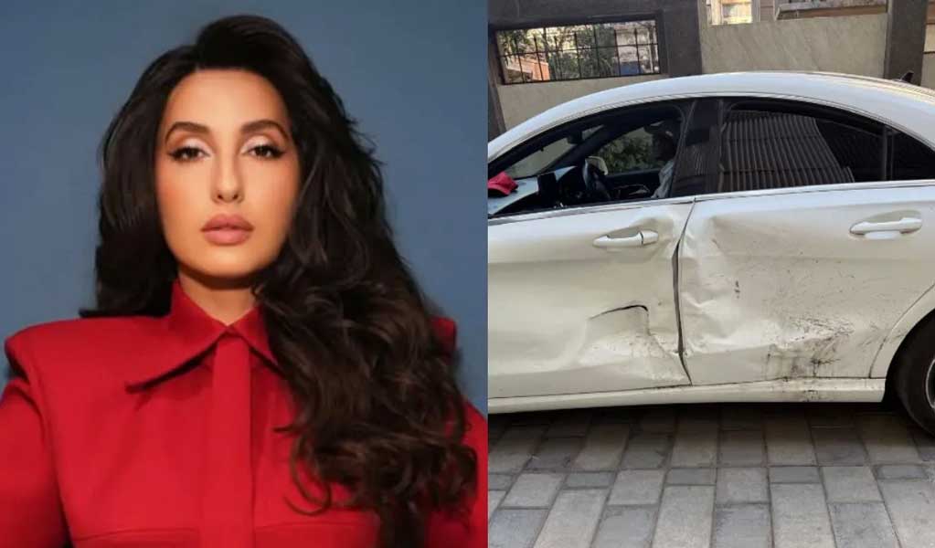 Nora Fatehi Road Accident