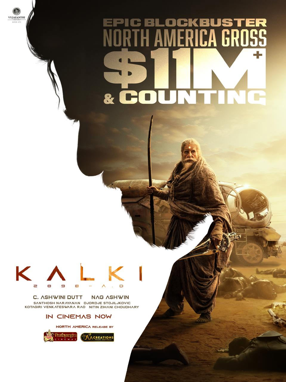 North America: Kalki 2898AD in top ten