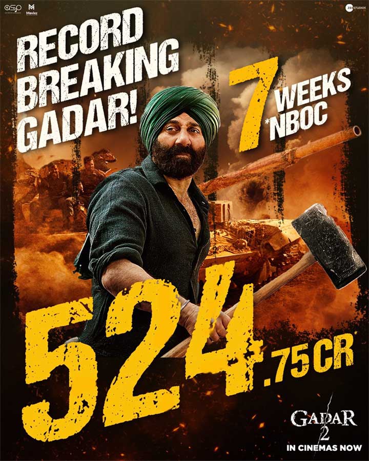 Now Gadar 2 is the highest-earning Hindi film of all time 