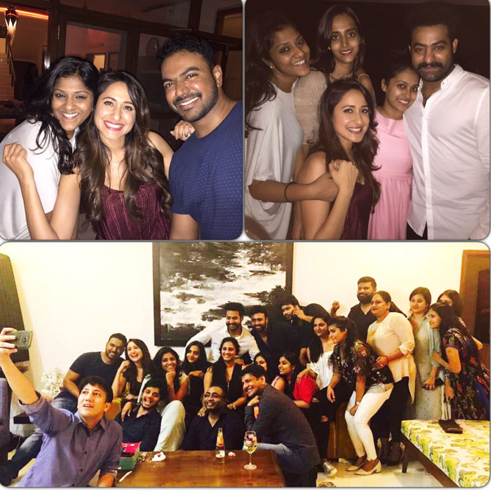 NTR and Lakshmi Pranathi at a B-Day Party