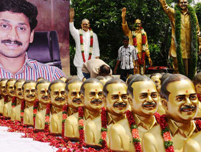 NTR and YSR Statues Should Be Removed for Them