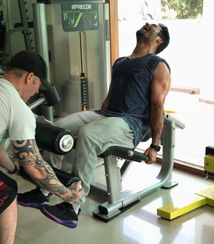 NTR at Gym