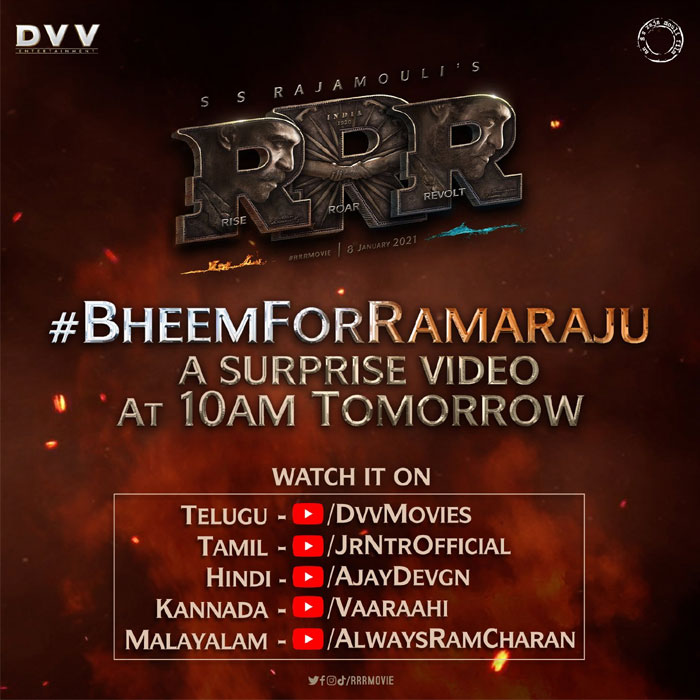 NTR's Big Surprise for Ram Charan Tomorrow