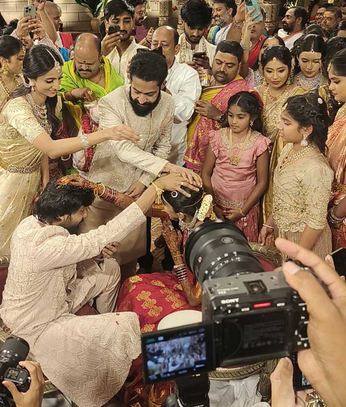 NTR brother in law Narne Nithiin gets married