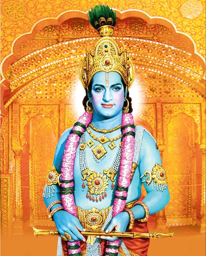 NTR in Lord Krishna Avatar