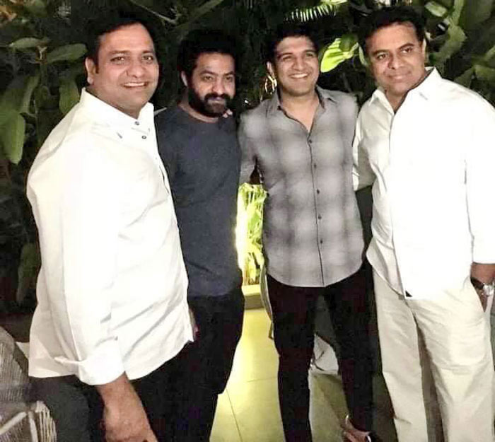 NTR, KTR At Common Friend’s Birthday Party