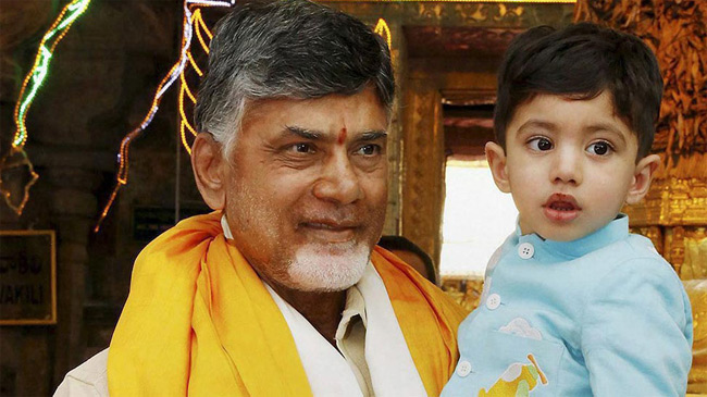 NTR Mahanayakudu: CBN, Harikrishna Grandsons Cameo