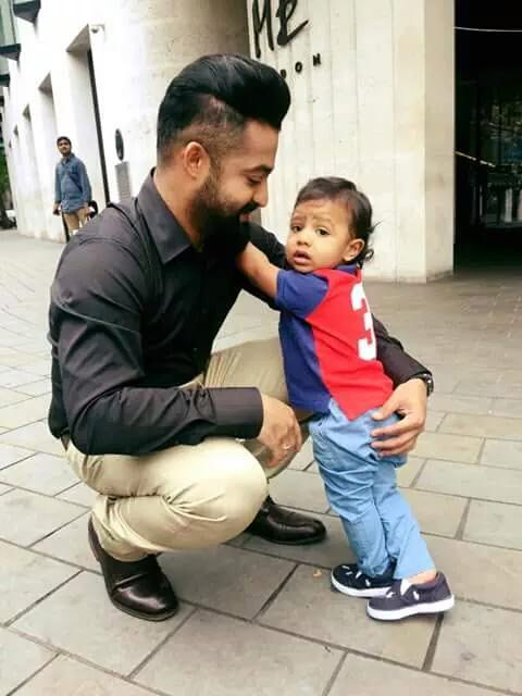 NTR's New Pic with His Cute Son