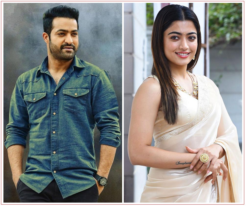 NTR to Romance With Rashmika 