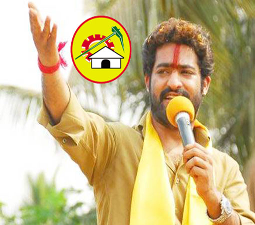 Image of Jr NTR Speaking At TDP Party Election Campaign Rally-IX553892-Picxy