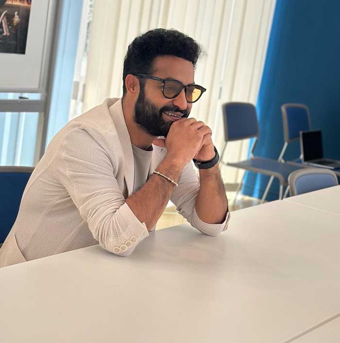 NTR Dragon night shoot underway