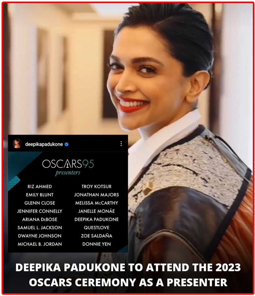 Deepika Padukone to attend Oscars 2023 as presenter with Riz Ahmed