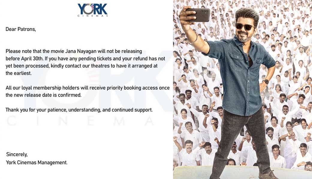 Overseas distributor shocker about Jana Nayagan