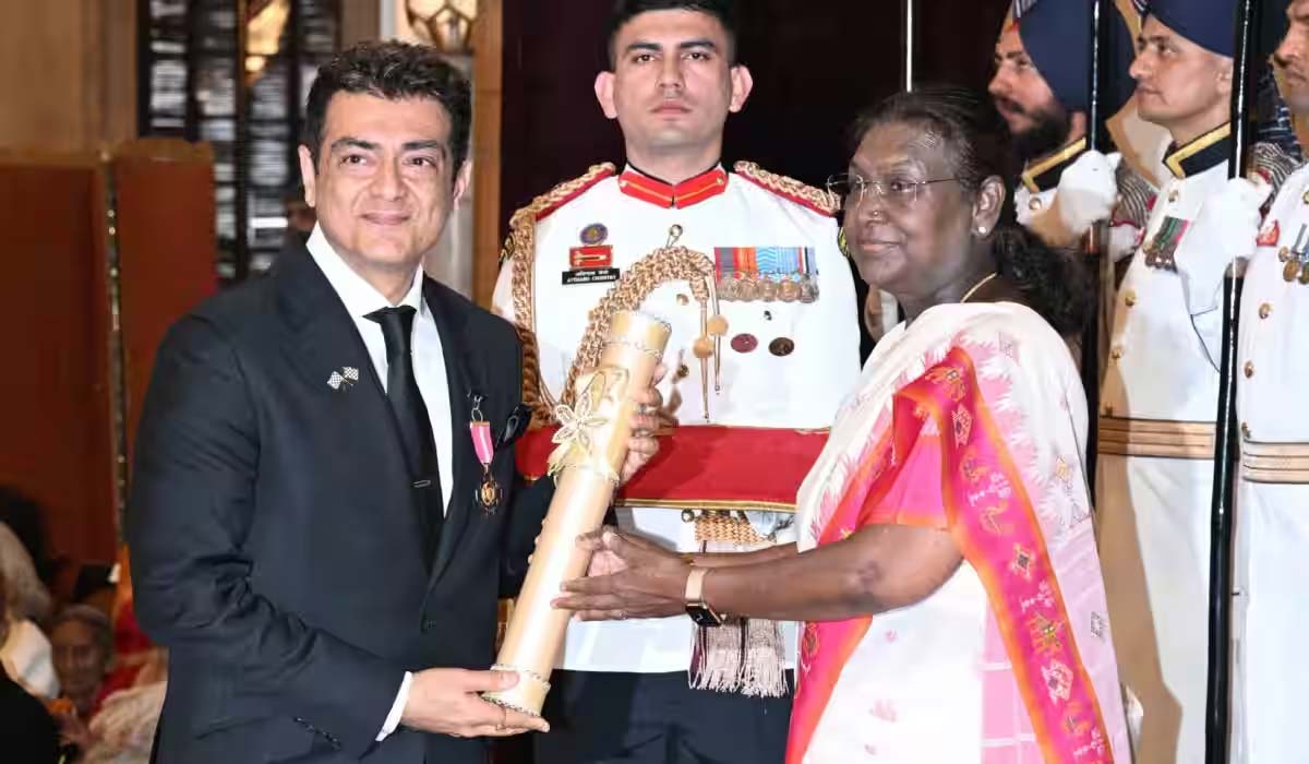 Padma Bhushan Award to Ajith Kumar