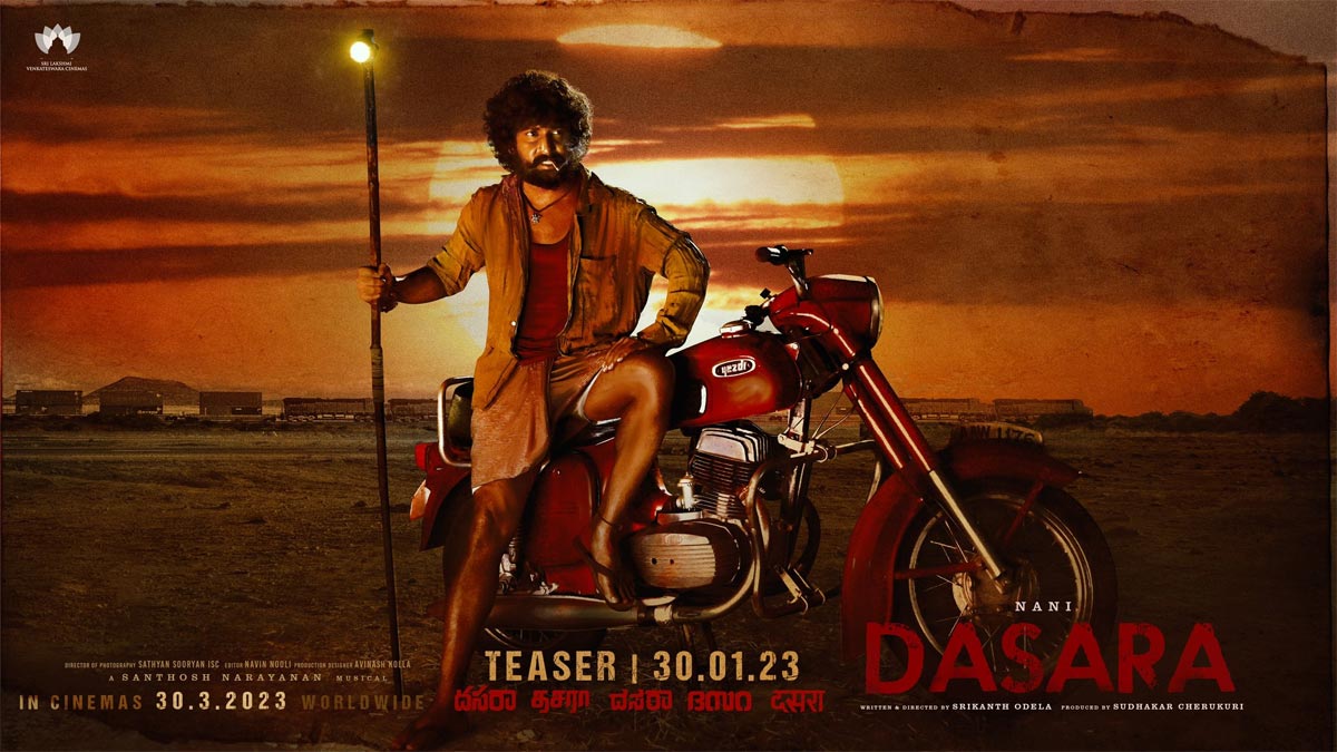 Pan India Stars To Release Nani Dasara Teaser