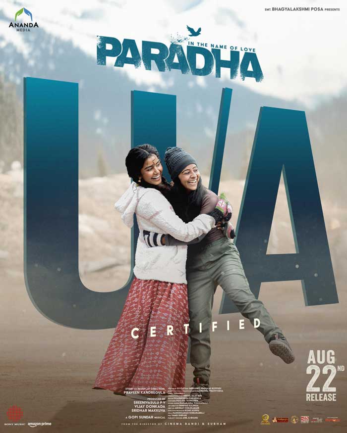 Paradha done with the censor