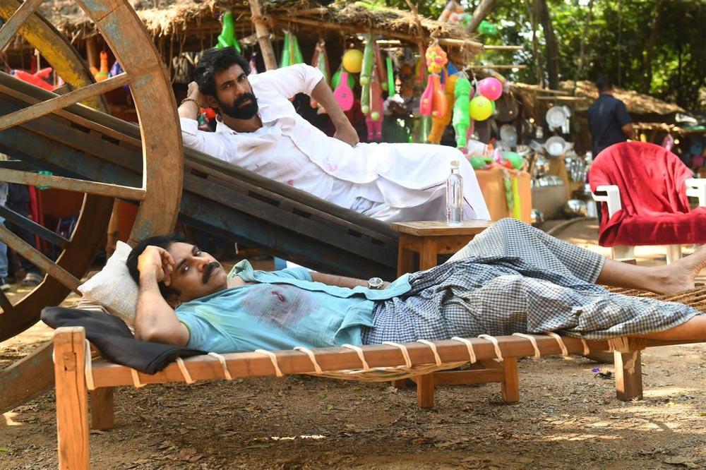 Pawan and Rana unwinds in Bheemla Nayak