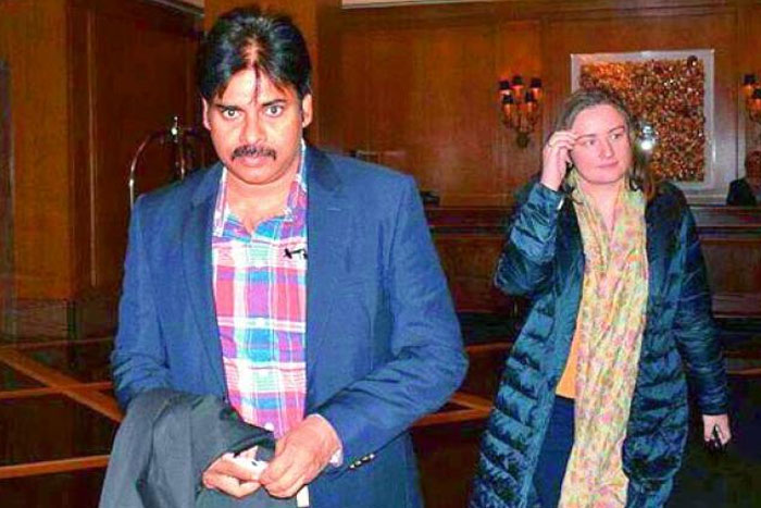 Pawan Kalyan and Anna Lehznova