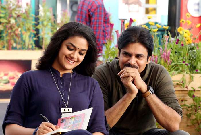 Pawan Kalyan and Keerthy's Image Goes Viral