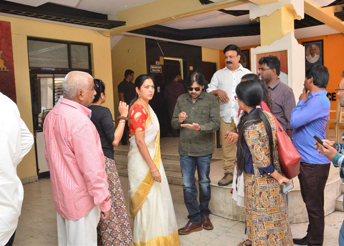 Pawan Kalyan and Mega Heroes at Film Chamber