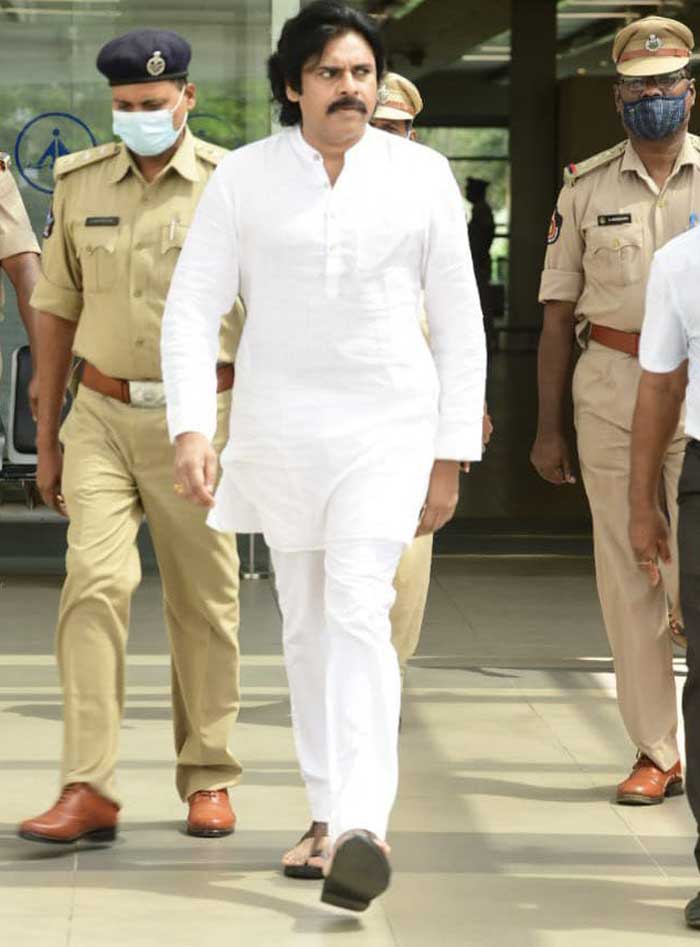 Pawan Kalyan brings back his son