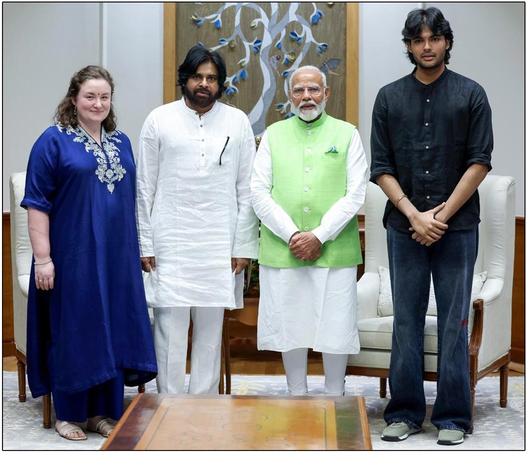 Pawan Kalyan Family Meeting with PM Modi