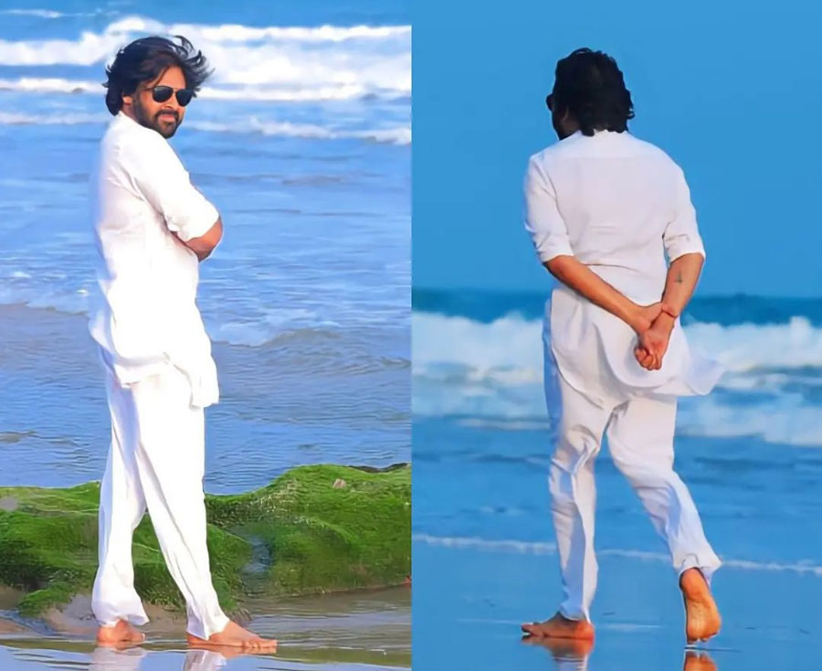 Pawan Kalyan fulfills beach walk dream