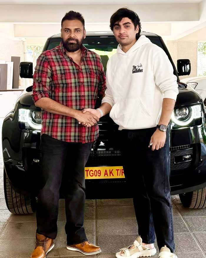 Pawan Kalyan Gifted Land Rover To Sujeeth