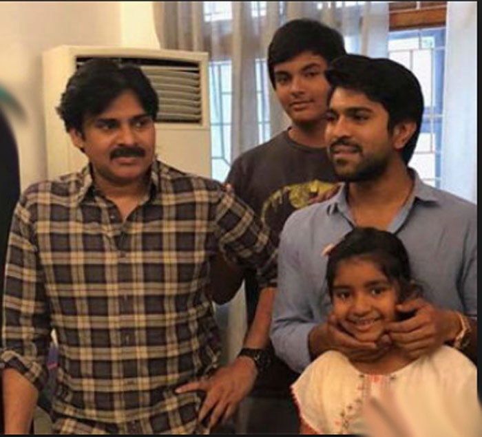 Pawan Kalyan, Ram charan, Akira Nanda, AAdhya