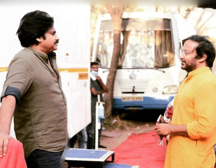 Pawan motivates the art director for Hari Hara Veera Mallu and Bhavadeeyudu Bhagat Singh