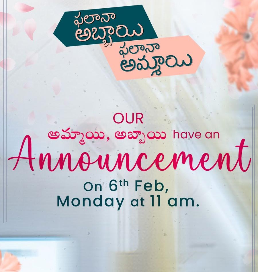 Phalana Abbayi Phalana Ammayi exciting announcement 