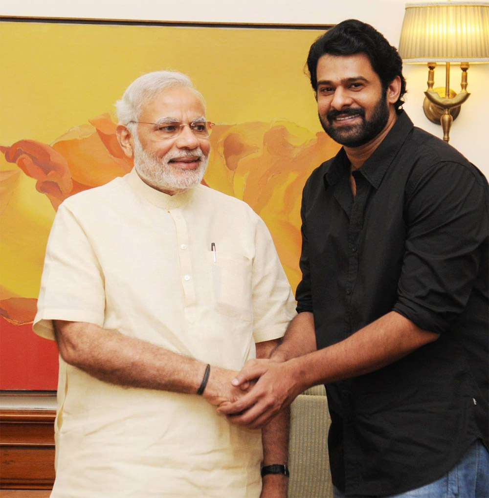 PM Modi consoles Prabhas