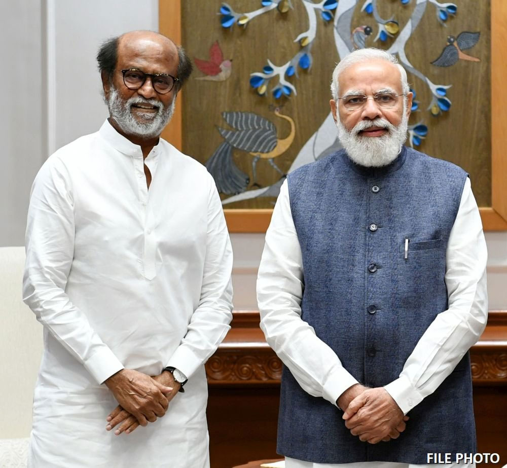 PM Modi - Rajinikanth