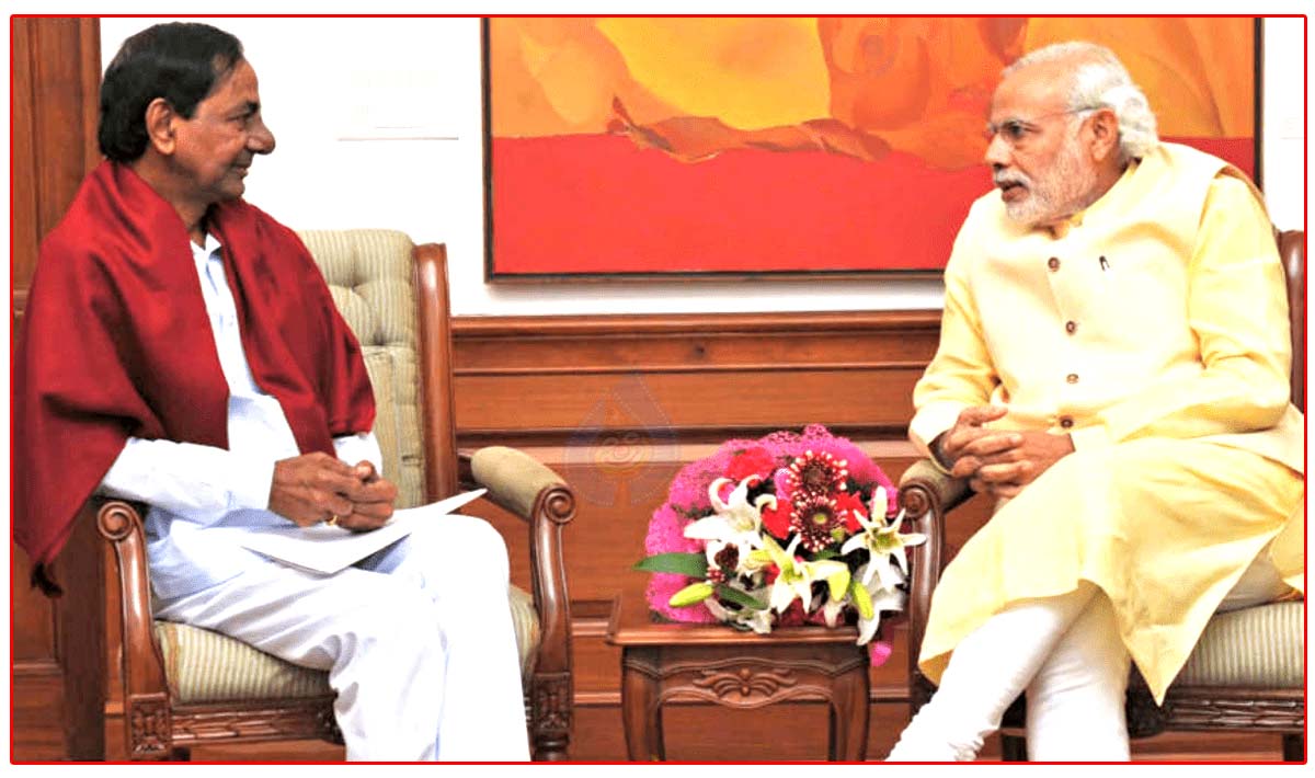 Political war between KCR and Modi