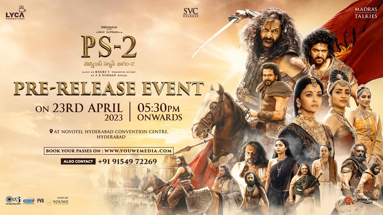 Ponniyin Selvan 2 pre-release event details