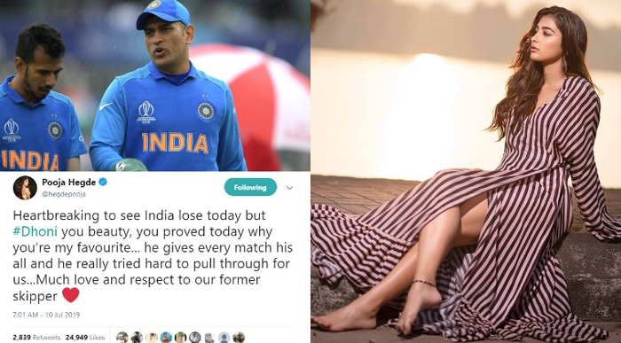 Pooja Hegde Trolled For Supporting Dhoni