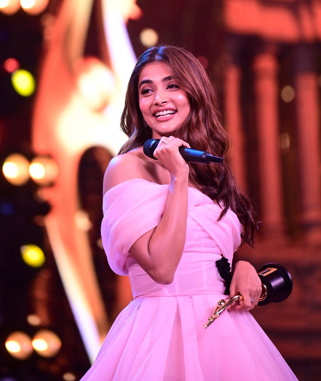 Pooja Hegde was also bestowed with the Best Actress award for Most Eligible Bachelor