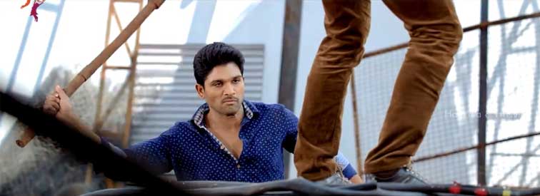 Powerful Interval Lead Scene for 'Sarainodu'