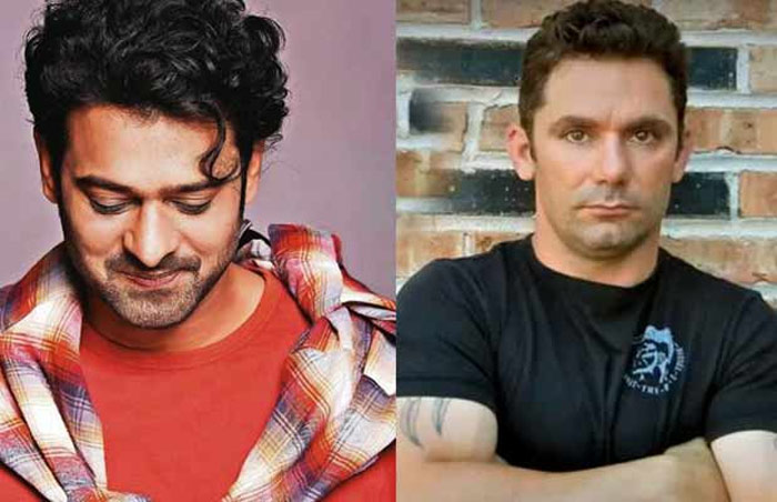 Prabhas and Kenny Bates