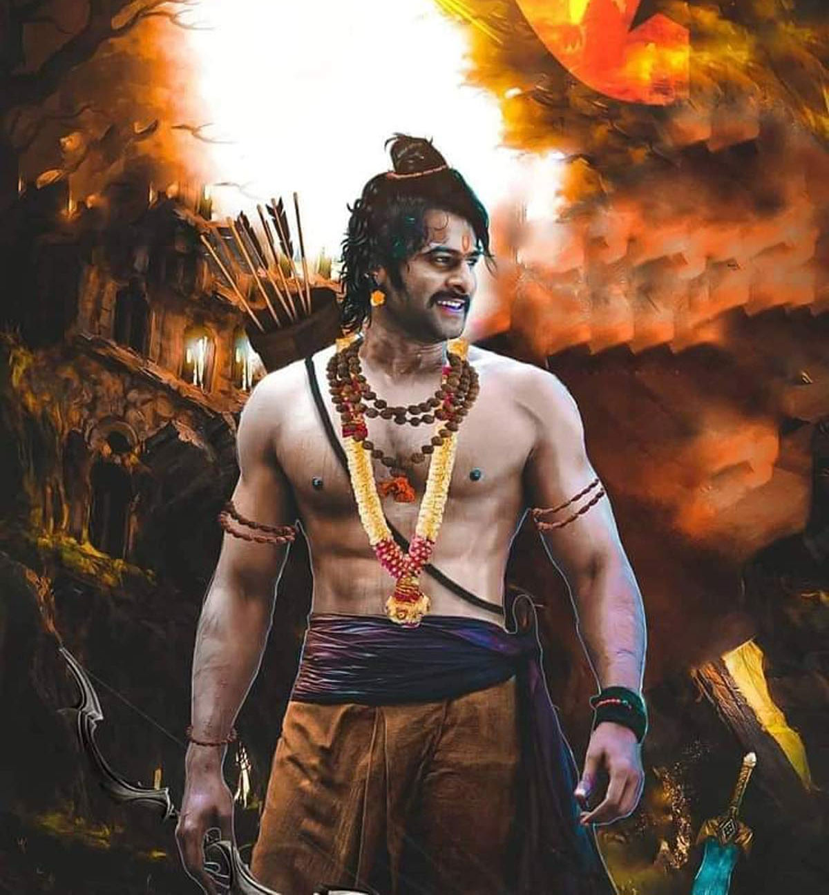Prabhas As Rama In Ramayan 3D