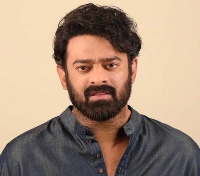 Prabhas braces to flex muscles