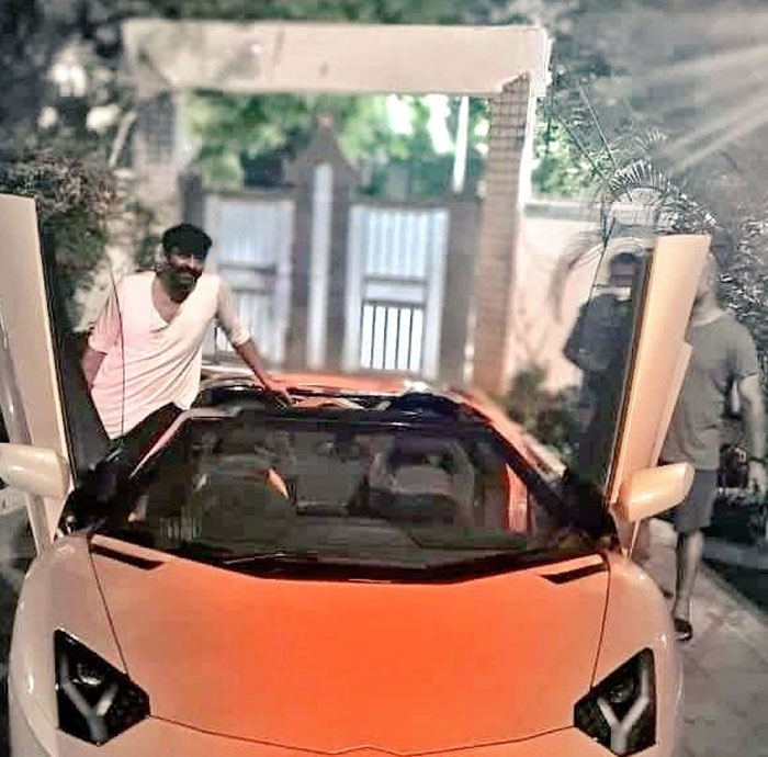 Prabhas Lamborghini: Excellent Ride on Road