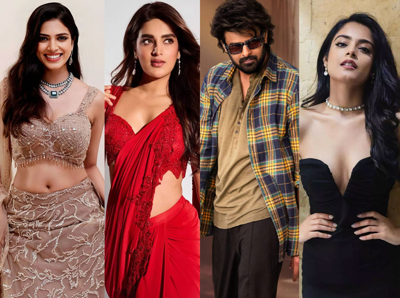 Prabhas - Malavika Mohanan-Nidhhi Agerwal-Riddhi Kumar