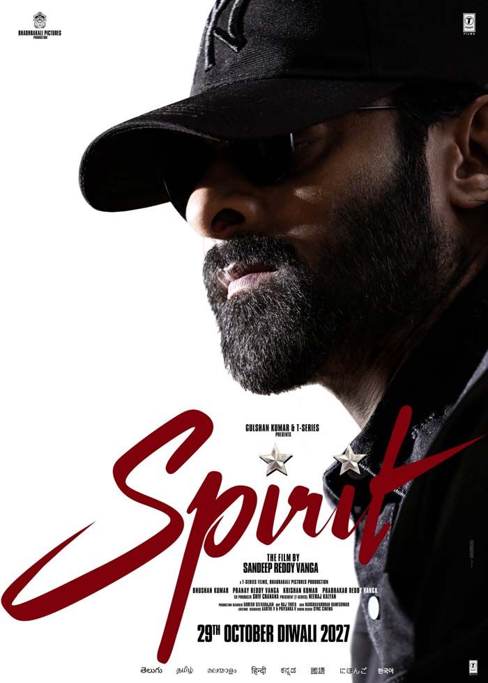 Prabhas Sandeep Vanga Much Awaited Spirit To Release For Diwali 2027